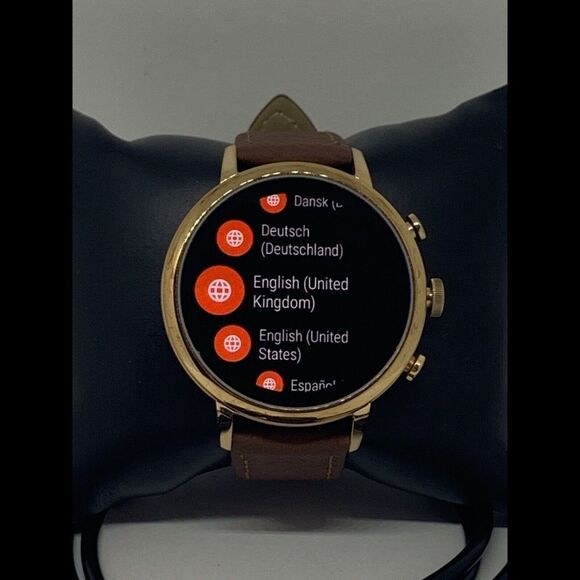 Fossil Gen 4 Authentic Digital Dial Smart Watch Custom Band FTW6018 QT415 - Picture 2 of 12